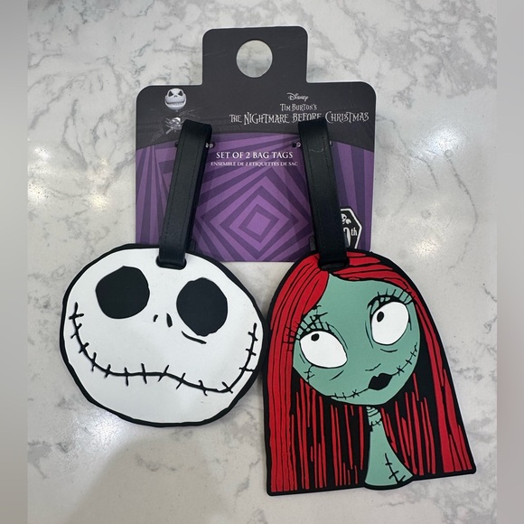 Disney Handbags - Set of The Nightmare before Christmas bag tags.
